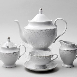 Сервиз чайный Бисер серебристый 6/15 Repast