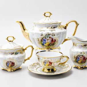 Сервиз чайный Мадонна Перламутр 6/15 Мария-Тереза