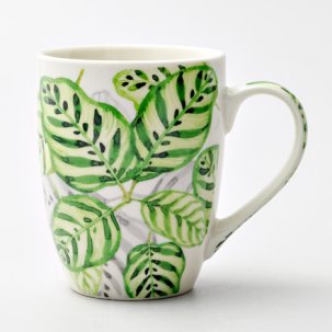 Кружка Акварельные листья 1 Royal Classics