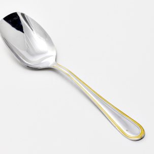 Столовый прибор для салата Рапсодия с декоративным покрытием Ложка для салата