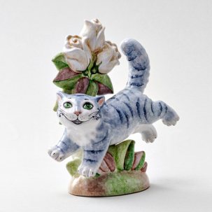 Скульптура Чеширский кот Алиса в стране чудес. Чеширский кот