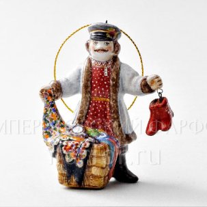 Елочная игрушка Коробейник 65 x 100 мм.