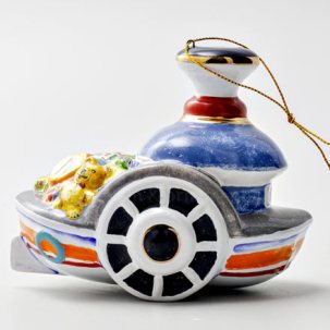 Елочная игрушка Каракатица Каракатица (пароходик)