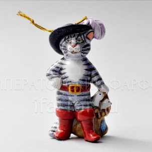 Елочная игрушка Кот в сапогах