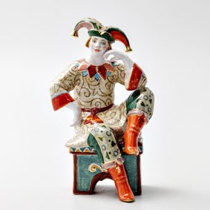 Скульптура Скоморох задумчивый