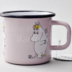 Кружка Retro Фрекен Снорк (розовая) Muurla