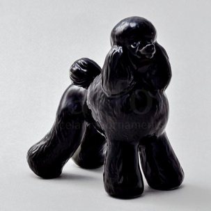 Скульптура Пудель большой черный