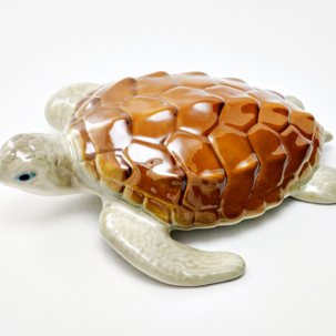 Скульптура Черепаха большая серая 1