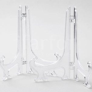 Комплект подставок для декоративных тарелок 200мм Прозрачный 2/2 Подставка