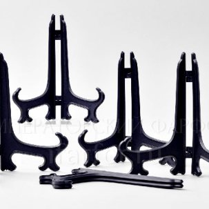 Комплект подставок для декоративных тарелок 200мм Черный 5/5 Подставка