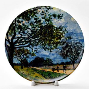 Декоративная тарелка Дорога из Версаля в Лювесьен