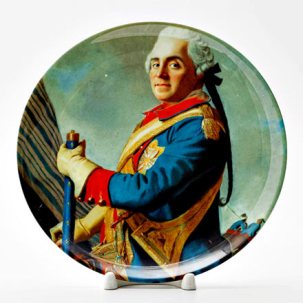 Декоративная тарелка Портрет ван графа Герман Мауриц ван Саксен
