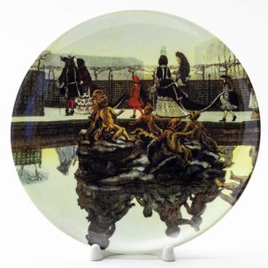 Декоративная тарелка Прогулка короля