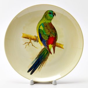 Декоративная тарелка Певчий попугай