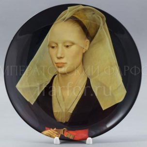 Декоративная тарелка Портрет дамы