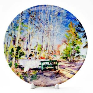 Декоративная тарелка Весна