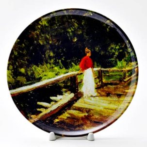 Декоративная тарелка Мостик