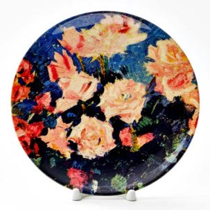 Декоративная тарелка Розы