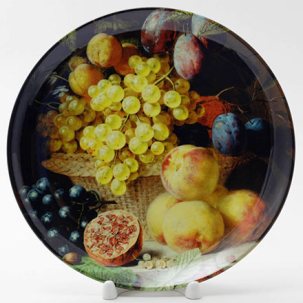 Декоративная тарелка Натюрморт с виноградом 5