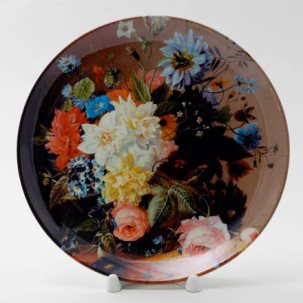Декоративная тарелка Натюрморт с цветами 3