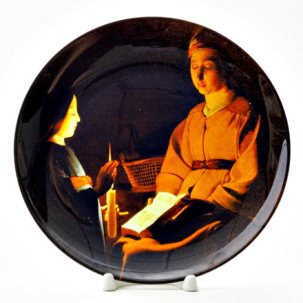 Декоративная тарелка Воспитание Марии