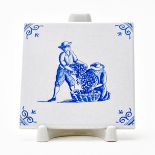 Изразец Голландский. Сборщики винограда