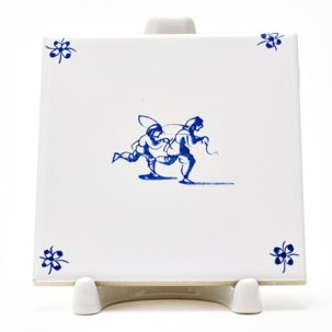 Изразец Голландский. Детские игры. Скакалка