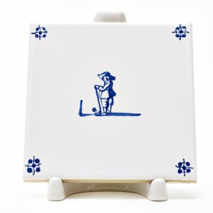 Изразец Голландский. Детские игры. Гольф 2