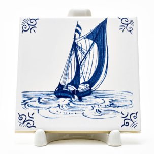 Изразец Голландский. Парусник