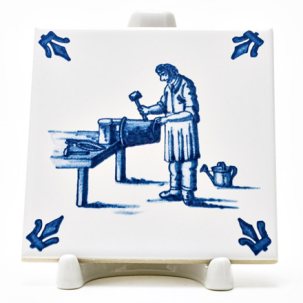 Изразец Голландский. Жестянщик