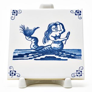 Изразец Голландский. Русалка