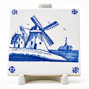 Изразец Голландский. Мельница 11
