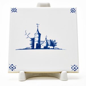 Изразец Голландский. Деревушка на острове 3