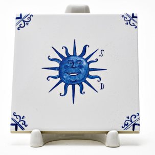 Изразец Голландский. Солнце