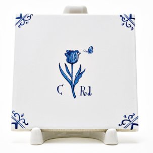 Изразец Голландский. Тюльпан