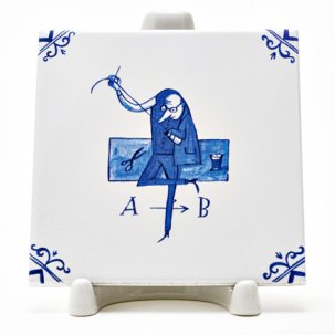 Изразец Голландский. Портной