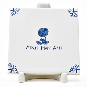 Изразец Голландский. Цветочек