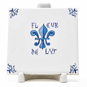 Изразец Голландский. Fleur de Lys