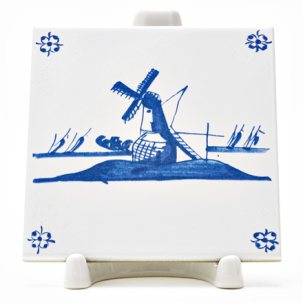 Изразец Голландский. Мельница 18