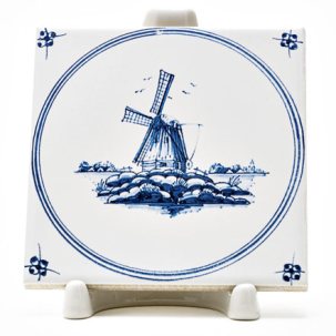 Изразец Голландский. Мельница 20