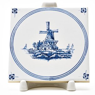 Изразец Голландский. Мельница 21