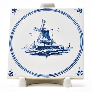 Изразец Голландский. Мельница 22