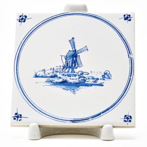 Изразец Голландский. Мельница 30