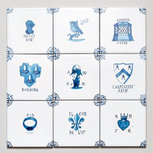 Набор изразцов Голландский. Символы