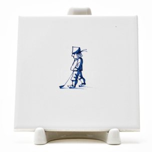 Изразец Голландский. Мальчик с клюшкой