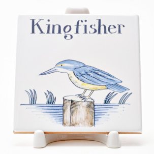 Изразец Голландский. Зимородок