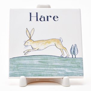 Изразец Голландский. Заяц