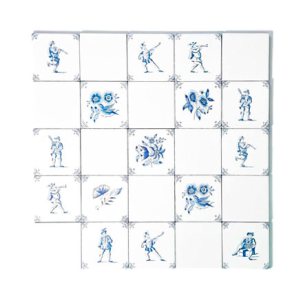 Набор изразцов Голландский. Цветочная симфония