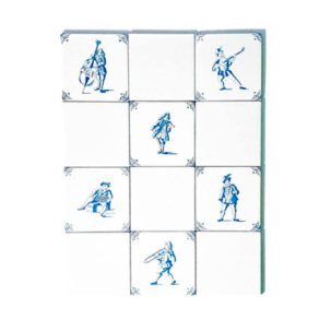 Набор изразцов Голландский. Музыканты 1