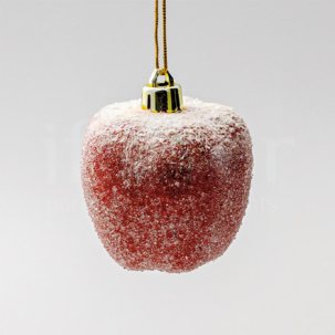 Елочная игрушка Ягоды и фрукты. Красное яблочко